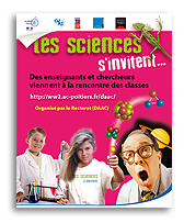 affiche - "les sciences s'invitent"