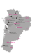 Carte du réseau Abbatia (2018)