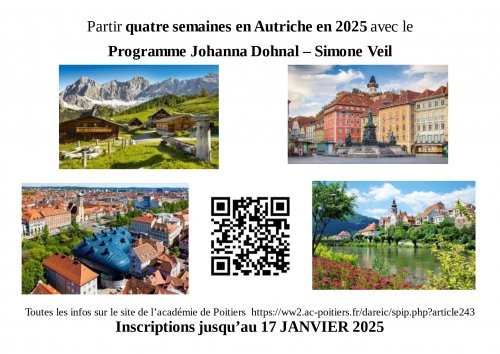Programme Johanna Dohnal - Simone Veil 2025-2026 - Académie de Poitiers