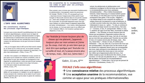 Algolittératie, extrait diaporama Feroc Dumez Algolittératie, extrait diaporama Feroc Dumez