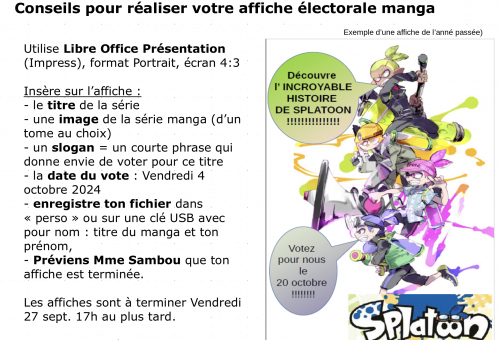 Méthodologie "affiche électorale " Méthodologie "affiche électorale "