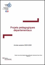 Projets pédagogiques départementaux - année scolaire 2025-2026