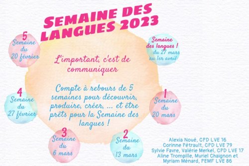 Genially Semaine des langues vivantes 2023