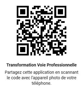 QR Code de l'application TVP