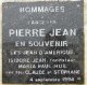 plaque commémorative en hommage des Jean d'Amérique partis de charente-Maritime
