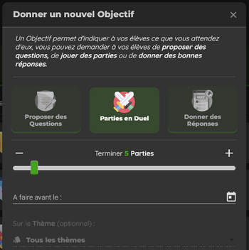 Mode duel