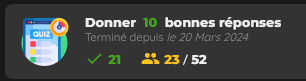 Objectif mode solo