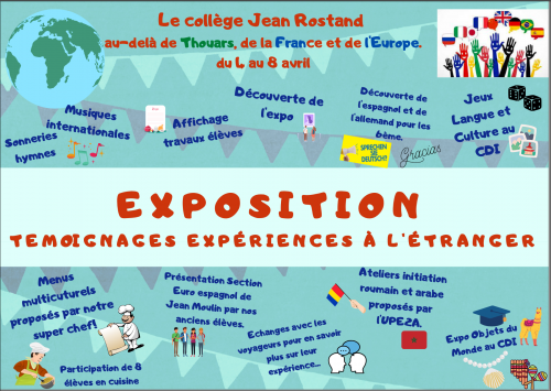 Affiche de la semaine des langues - Collège de Thoaurs