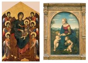 Cimabue et Raphaël - musée du Louvre