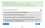 Extrait du quiz hallucination IA