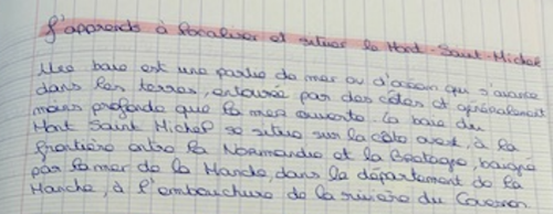 Synthèse élève