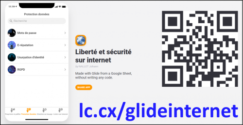 Exemple d'application GlideApps