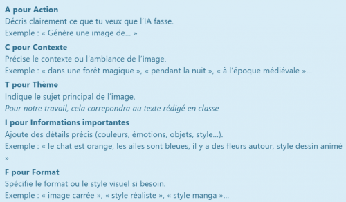 Prompt IA : Méthode ACTIF
