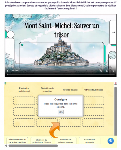 Mission 2: Parcours Elea : Le Mont Saint Michel et sa baie, un espace productif entre protection et valorisation