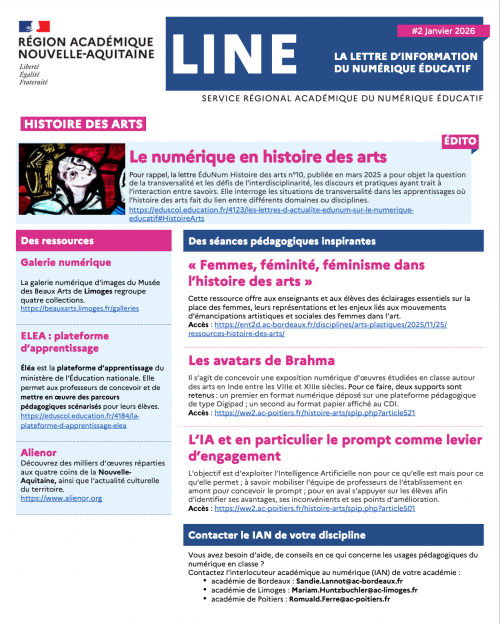 LINE Histoire des Arts # 2