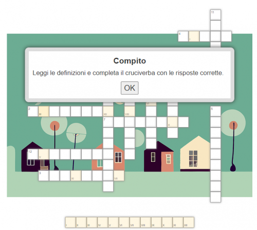 Esercizio 2 - LearningApps (cruciverba casa)