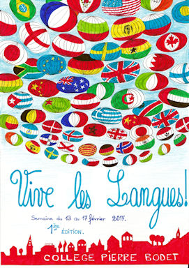 Affiche Sanaa : semaine des langues