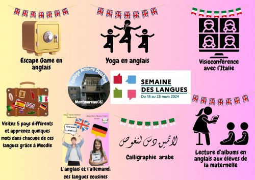 Semaine des langues Montmoreau
