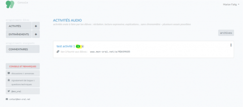 Consulter les archives