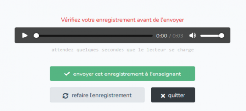 Partager l'enregistrement