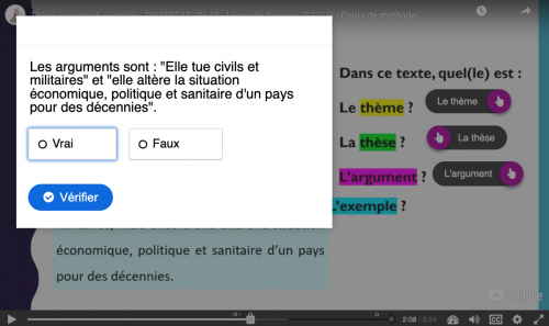 Les arguments