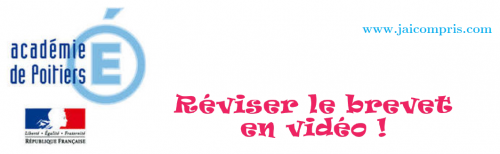 Bandeau du livret de révisions du brevet en vidéo