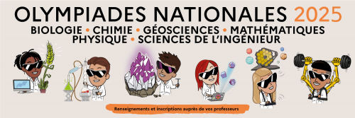 Bannière de présentation des olympiades de mathématiques 2025