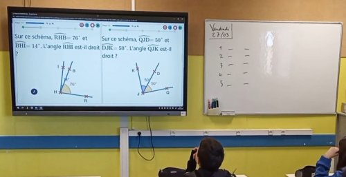 Visualisation de l'affichage des questions