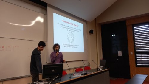 Présentation du deuxième groupe : partage d'un disque Présentation du deuxième groupe : partage d'un disque