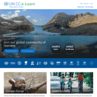 Page site UN CC e-Learn