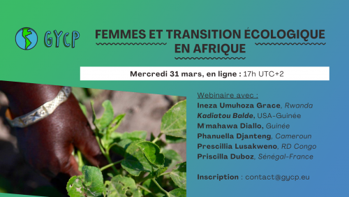 Webinaire "Femmes et transition écologique en Afrique"