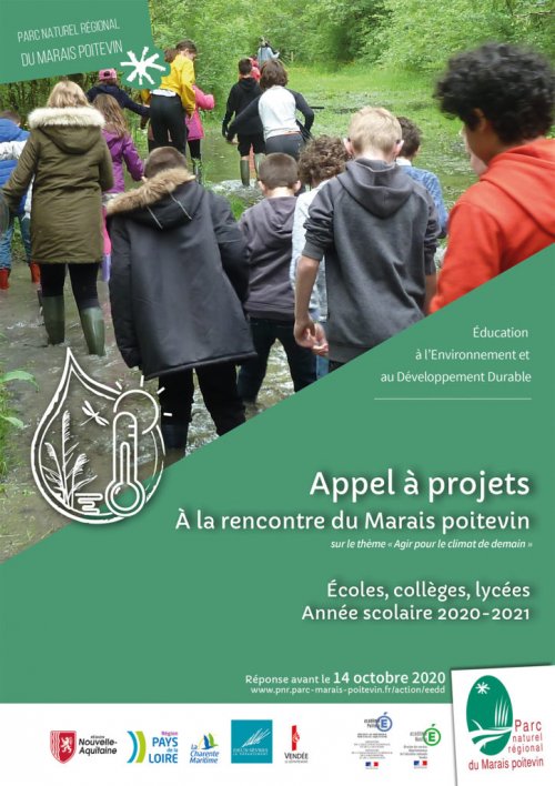 L'affiche de l'Appel à projets du PNR Marais poitevin