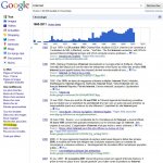 Outil "Chronologie" de Google 