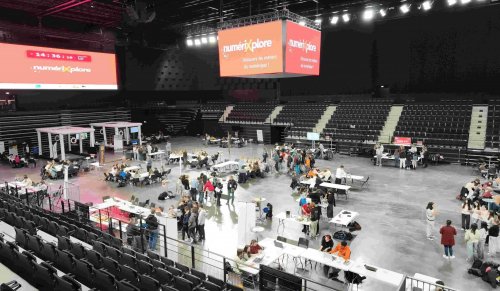 Dans la salle de spectacle de l'Arena