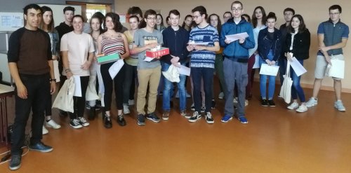 Lauréats 2018 des olympiades des géosciences de l'académie de Poitiers