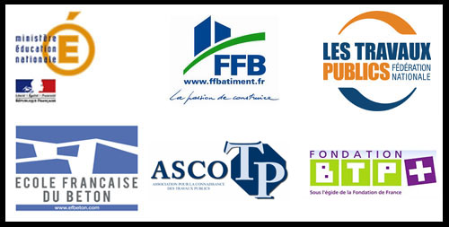 Logos des partenaires Batissiel 2014