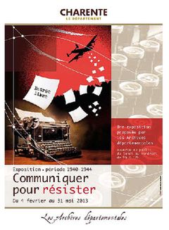 Affiche "Communiquer pour résister"