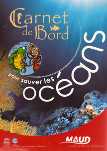 Affiche "Carnet de bord pour sauver les océans"