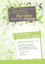 Affiche "Développement durable pour les enfants"