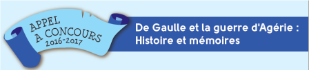 Visuel Appel à concours Charles de Gaulle 2016-2017